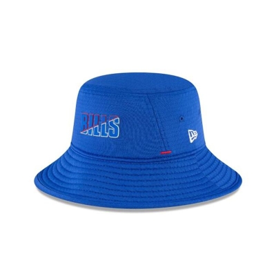 Buffalo Bills Gorra | New Era NFL Official Summer Sideline Stretch Bucket Hat Mexico - Azules
